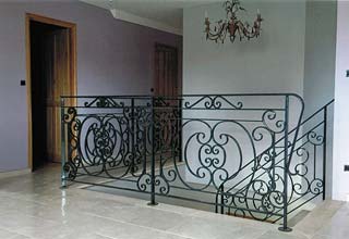 Garde corps en fer forgé