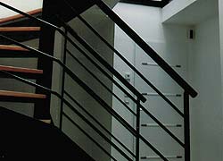 Escalier en fer forgé