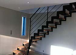 Escalier en fer forgé