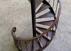 Escalier en fer forgé