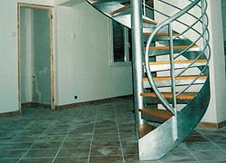 Escalier en fer forgé