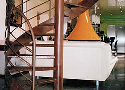 Escalier en fer forgé