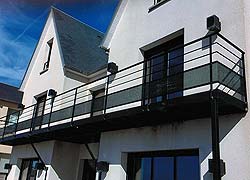 Garde coprs en fer forgé