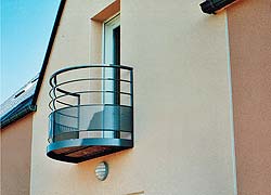 Garde coprs en fer forgé