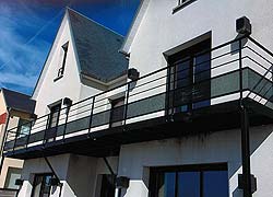 Passerelle en fer forgé