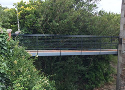 Passerelle en fer forgé