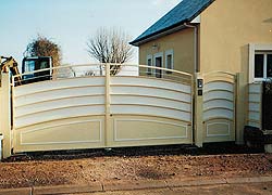 Portail en fer forgé