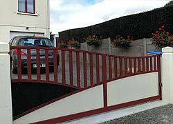 Portail en fer forgé