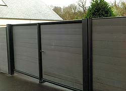 Portail en fer forgé