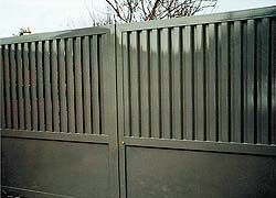 Portail en fer forgé