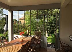 Verriere en fer forgé