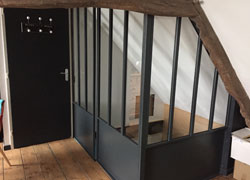 Verriere en fer forgé